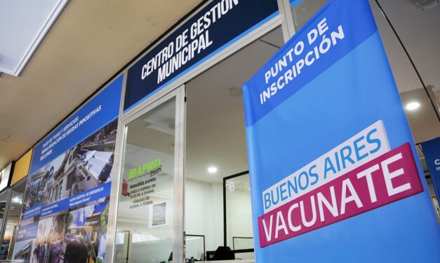 ALTE.BROWN INSCRIBEN EN LAS DELEGACIONES MUNICIPALES PARA VACUNARSE CONTRA EL COVID-19