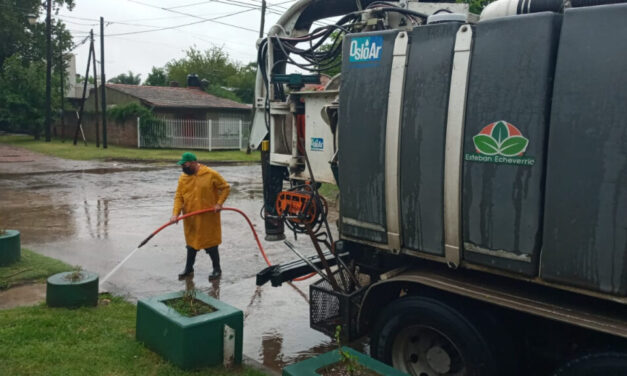ESTEBAN ECHEVERRIA, EL MUNICIPIO ASISTE EN LAS ZONAS AFECTADAS POR LA TORMENTA