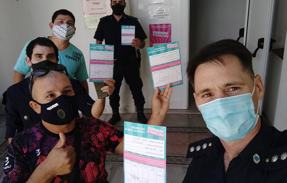 LA PROVINCIA COMENZO A VACUNAR PERSONAL DE SEGURIDAD