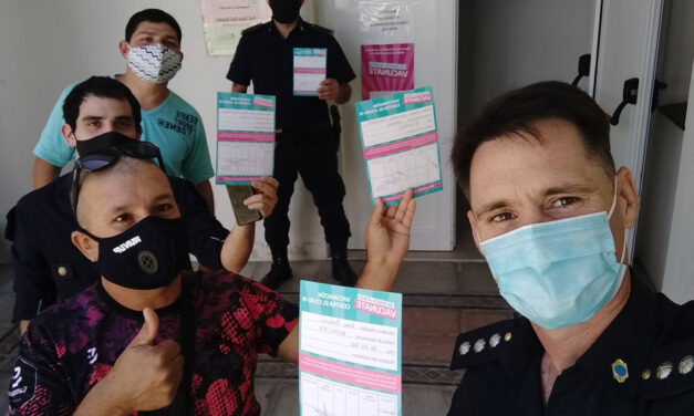 LA PROVINCIA COMENZO A VACUNAR PERSONAL DE SEGURIDAD