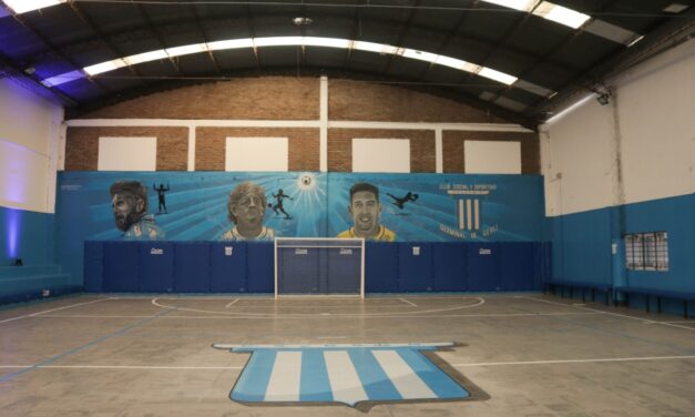 GRINDETTI PARTICIPÓ DE LA INAUGURACIÓN DE OBRAS DEL CLUB GERMINAL DE GERLI OESTE
