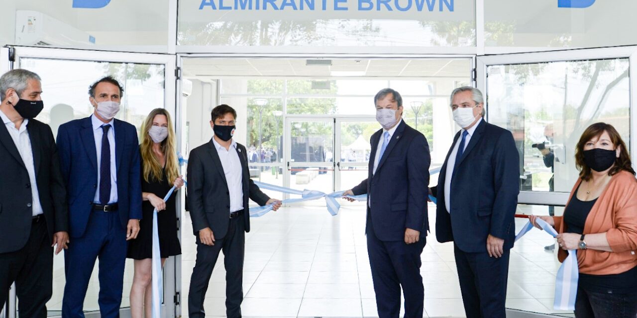 ALBERTO FERNÁNDEZ, KICILLOF Y CASCALLARES INAUGURARON EL NUEVO EDIFICIO DEL ISFD N° 41