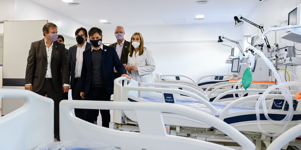 KICILLOF Y  CASCALLARES RECORRIERON OBRAS EN EL HOSPITAL OÑATIVIA