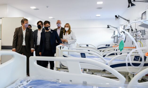 KICILLOF Y  CASCALLARES RECORRIERON OBRAS EN EL HOSPITAL OÑATIVIA