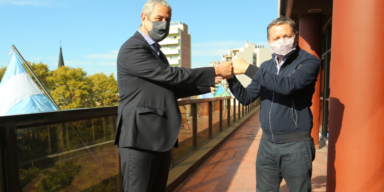 GRAY Y FERRARESI SE REUNIERON POR OBRAS DE VIVIENDAS EN ESTEBAN ECHEVERRÍA