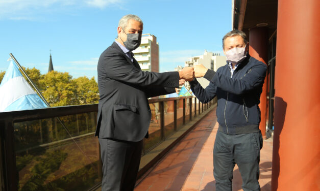 GRAY Y FERRARESI SE REUNIERON POR OBRAS DE VIVIENDAS EN ESTEBAN ECHEVERRÍA