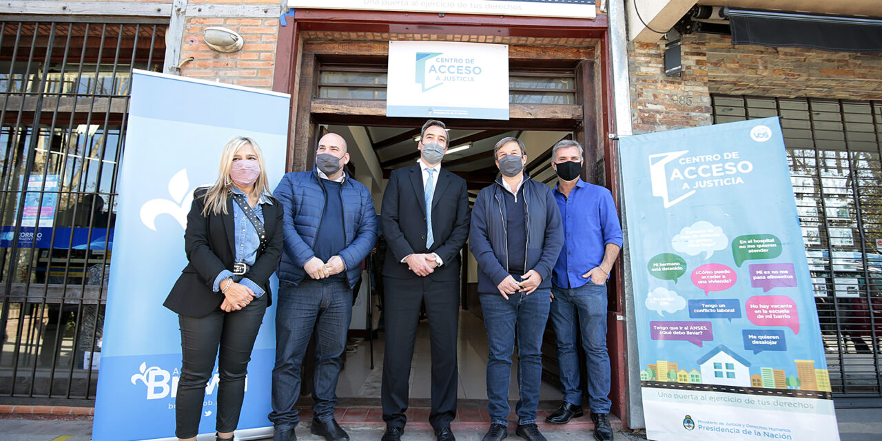 CASCALLARES Y SORIA PUSIERON EN FUNCIONAMIENTO UN CENTRO DE ACCESO A LA JUSTICIA EN BURZACO