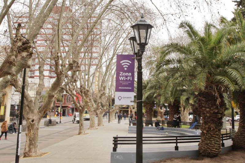 QUILMES TENDRA WIFI GRATUITO EN PLAZAS Y PARQUES