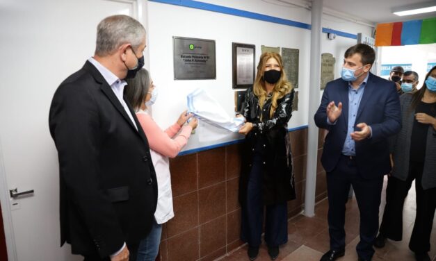 AVELANEDA, INAUGURARON OBRAS EN LA PRIMARIA 61