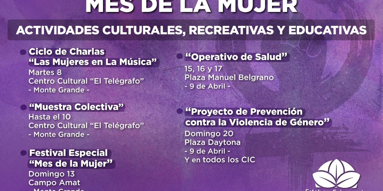 MES DE LA MUJER EN ECHEVERRIA
