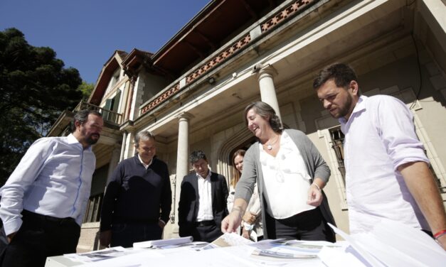 CASCALLARES Y FABIANI RECORRIERON LAS OBRAS DE LA UNIVERSIDAD GUILLERMO BROWN
