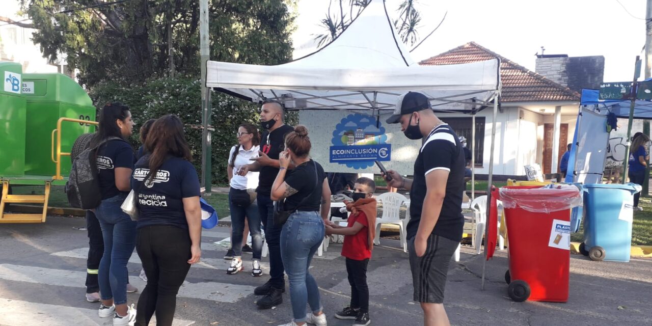 COMPROMISO AMBIENTAL EN BROWN,  SE RECOLECTÓ 1.211 KILOS DE RESIDUOS REUTILIZABLES