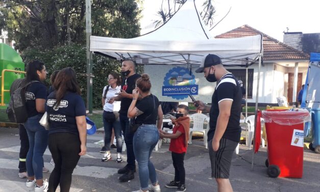 COMPROMISO AMBIENTAL EN BROWN,  SE RECOLECTÓ 1.211 KILOS DE RESIDUOS REUTILIZABLES