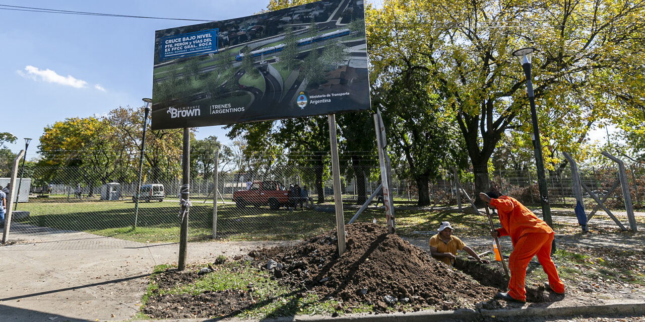 ARRANCO LA CONSTRUCCION DEL PASO BAJO VIAS DE CALZADA