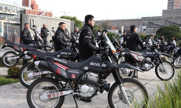 LANÚS LLEGÓ A 240 MÓVILES EN EL ÁREA DE SEGURIDAD CIUDADANA