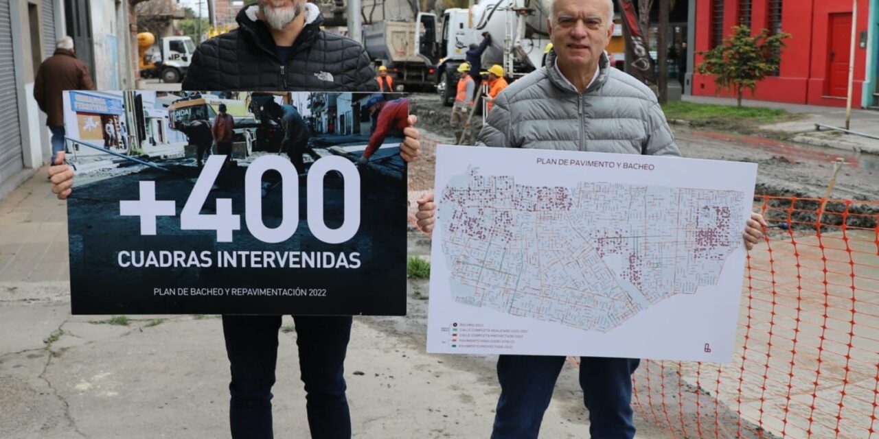 GRINDETTI PRESENTÓ EL PLAN DE REPAVIMENTACIÓN Y BACHEO EN 400 CUADRAS DEL MUNICIPIO