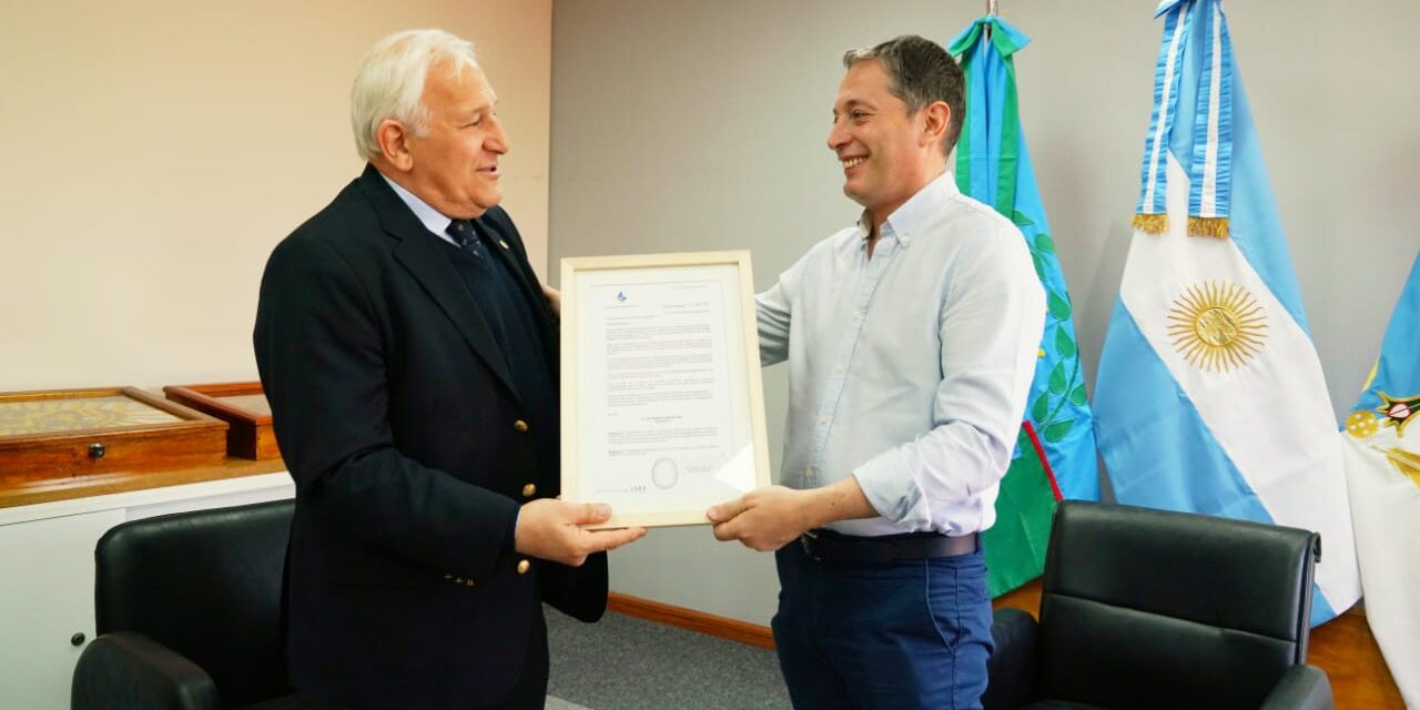 FERNANDO GRAY SE REUNIÓ CON MANUEL BELGRANO, CHOZNO NIETO DEL PRÓCER ARGENTINO