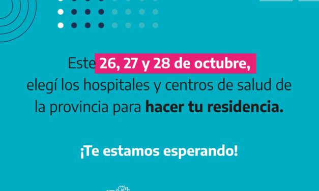 LA PROVINCIA ABRE LA READJUDICACIÓN DE CARGOS VACANTES PARA RESIDENTES DE SALUD