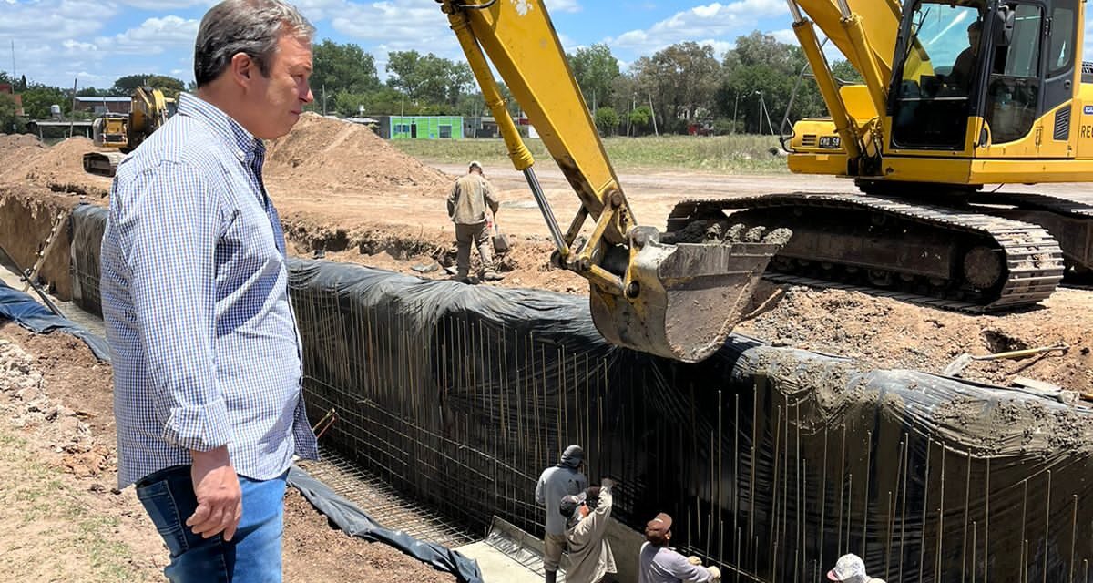 CASCALLARES SUPERVISÓ LA OBRA DE CAPITÁN OLIVERA