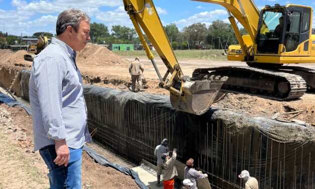 CASCALLARES SUPERVISÓ LA OBRA DE CAPITÁN OLIVERA