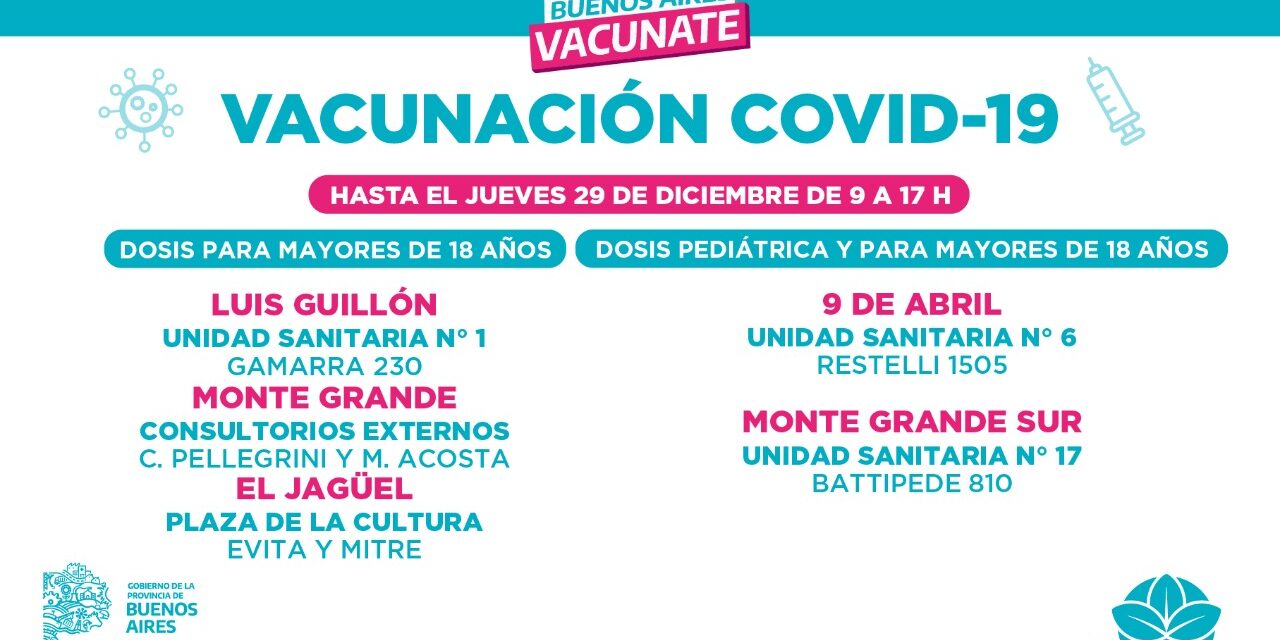 CONTINUA LA VACUNACION CONTRA EL COVID EN ECHEVERRIA