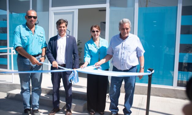 CANTERO, KICILLOF Y BERNI INAUGURARON UNA COMISARIA EN PRESIDENTE PERON