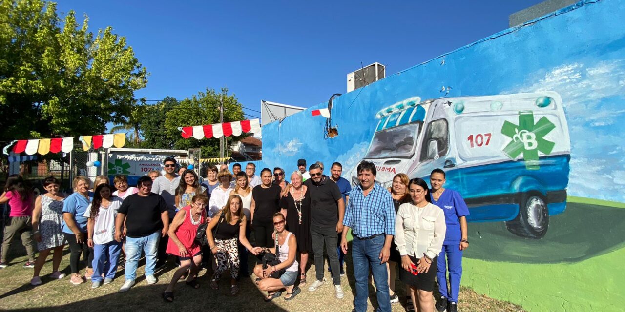 BROWN INAUGURO NUEVA BASE DE OPERACIONES DEL  EMERGENCIAS MÉDICAS 107 AB