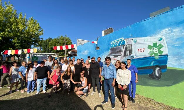 BROWN INAUGURO NUEVA BASE DE OPERACIONES DEL  EMERGENCIAS MÉDICAS 107 AB