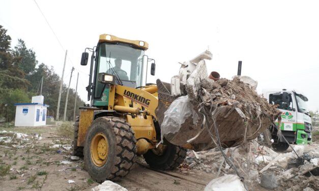 EL MUNICIPIO ERRADICA  UN BASURAL EN CANNING