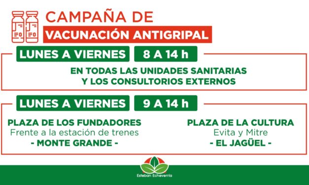 CAMPAÑA DE VACUNACION ANTIGRIPAL EN ECHEVERRIA