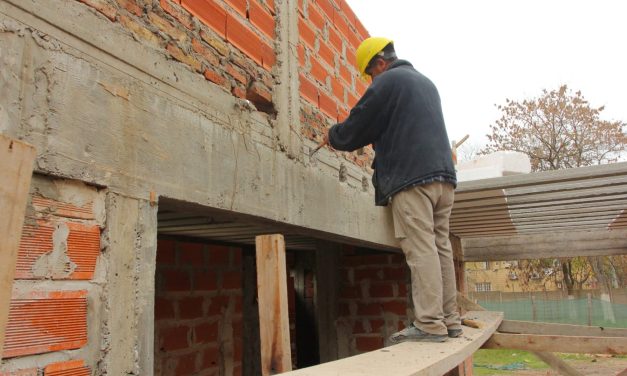 AVANZA LA OBRA DE LA SECUNDARIA N° 26 DE CANNING