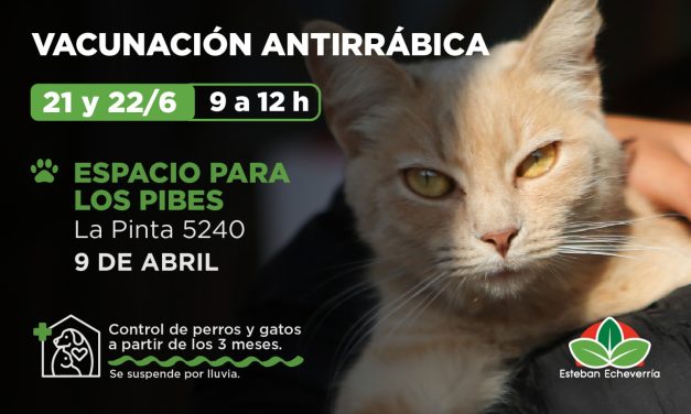 OPERATIVO ANTIRRABICO EN 9 DE ABRIL