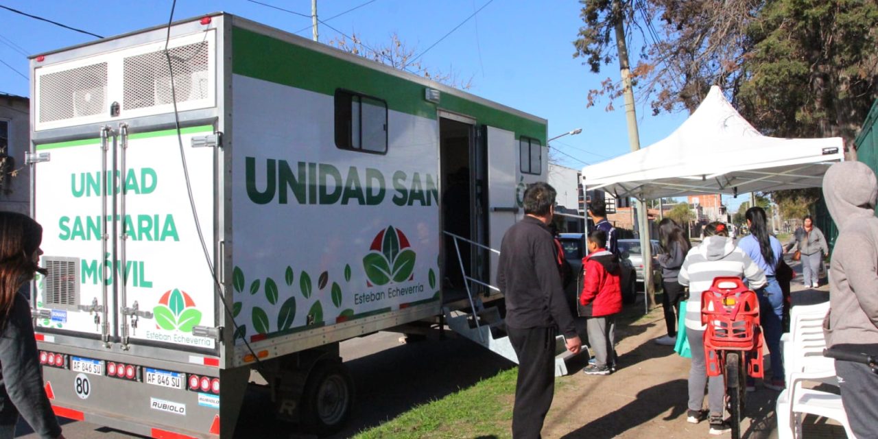 AVANZAN LOS OPERATIVOS DE VACUNACION EN ECHEVERRIA