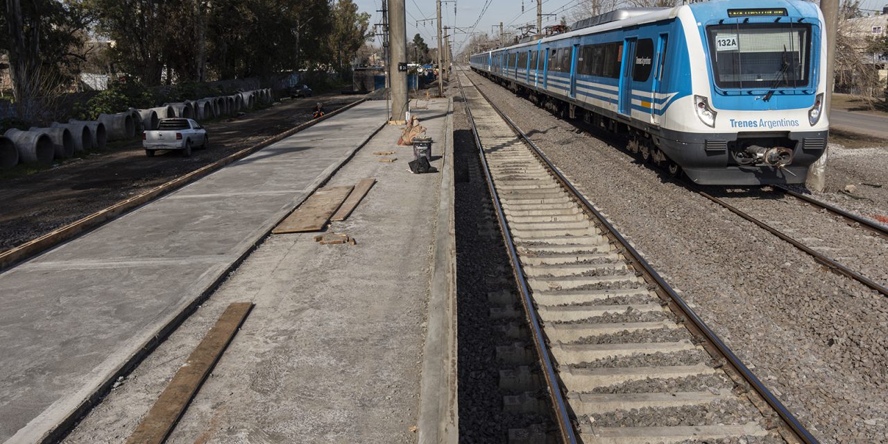 AVANZAN LAS OBRAS DE LA NUEVA ESTACIÓN DE TRENES DE LA UNIVERSIDAD GUILLERMO BROWN