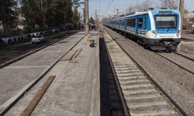 AVANZAN LAS OBRAS DE LA NUEVA ESTACIÓN DE TRENES DE LA UNIVERSIDAD GUILLERMO BROWN