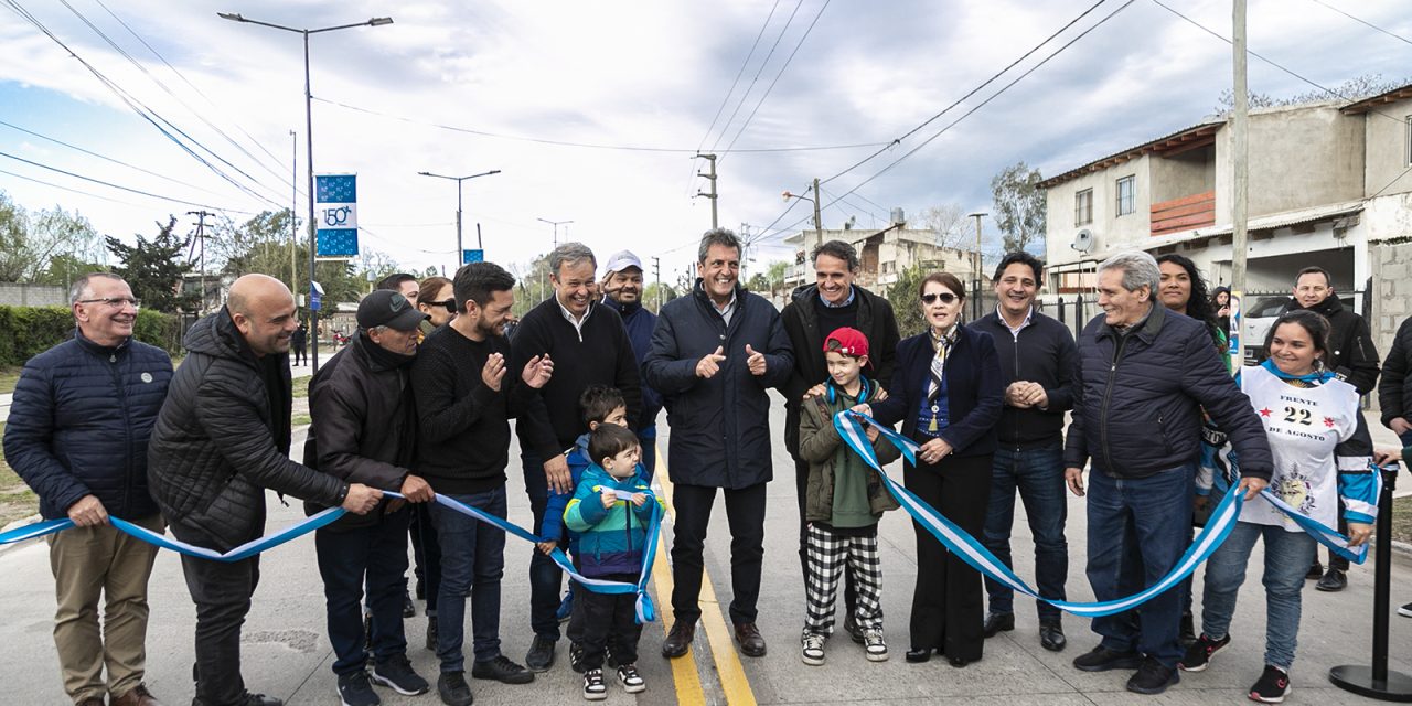 MASSA, KATOPODIS, CASCALLARES Y FABIANI INAUGURARON EL PARQUE DON ORIONE Y LA AVENIDA CAPITÁN OLIVERA