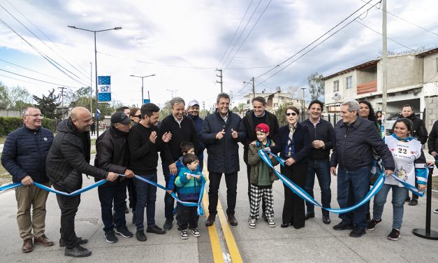 MASSA, KATOPODIS, CASCALLARES Y FABIANI INAUGURARON EL PARQUE DON ORIONE Y LA AVENIDA CAPITÁN OLIVERA
