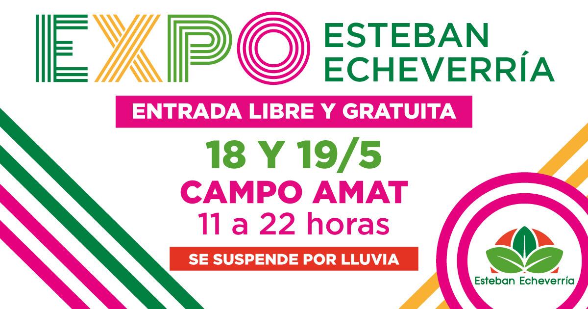 ESTE FINDE EXPO ESTEBAN ECHEVERRIA EN EL CAMPO AMAT