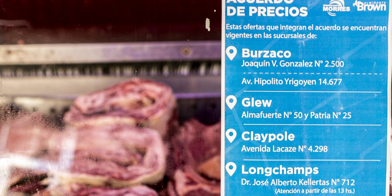 SIGUE EL ACUERDO DE PRECIOS DE CARNE EN BROWN