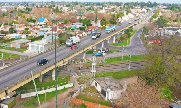 ARRANCA LA PUESTA EN VALOR DEL PUENTE DE CLAYPOLE DESVIANDO EL TRÁNSITO DE UNO DE SUS CARRILES