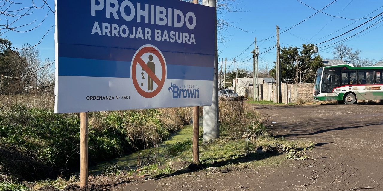 EL MUNICIPIO DE BROWN RECUPERÓ UN ESPACIO PÚBLICO QUE ERA UTILIZADO COMO MICROBASURAL