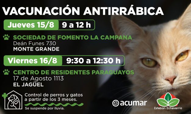 JORNADAS DE VACUNACION ANTIRRABICA EN EL JAGUEL