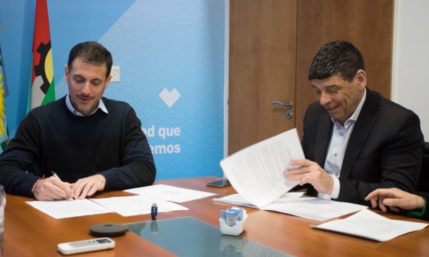 EL MUNICIPIO DE LANUS FIRMO CONVENIO CON LA  UNVIERSIDAD JAURECHE PARA FORTALECER EL SISTEMA DE SALUD