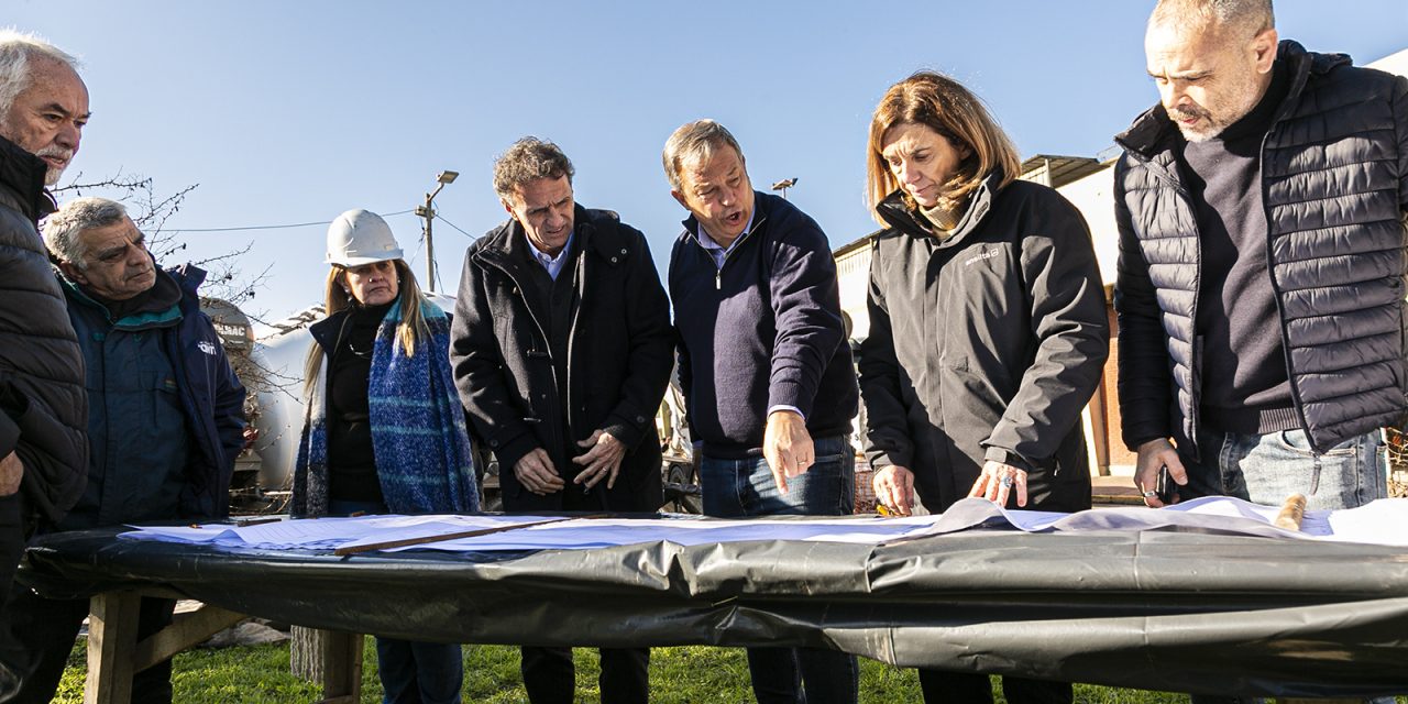 KATOPODIS Y CASCALLARES RECORRIERON OBRAS VIALES Y SANITARIAS EN ALMIRANTE BROWN