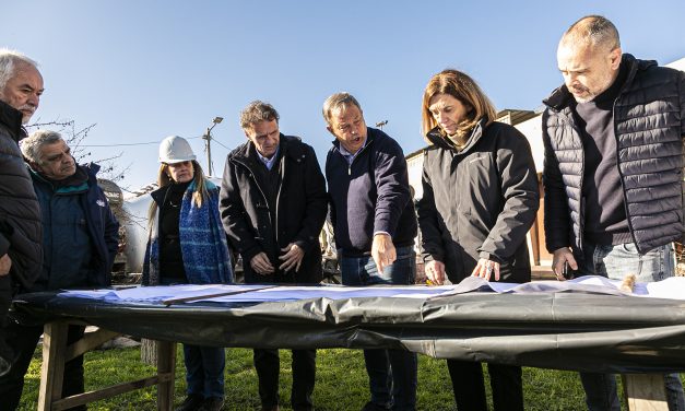 KATOPODIS Y CASCALLARES RECORRIERON OBRAS VIALES Y SANITARIAS EN ALMIRANTE BROWN