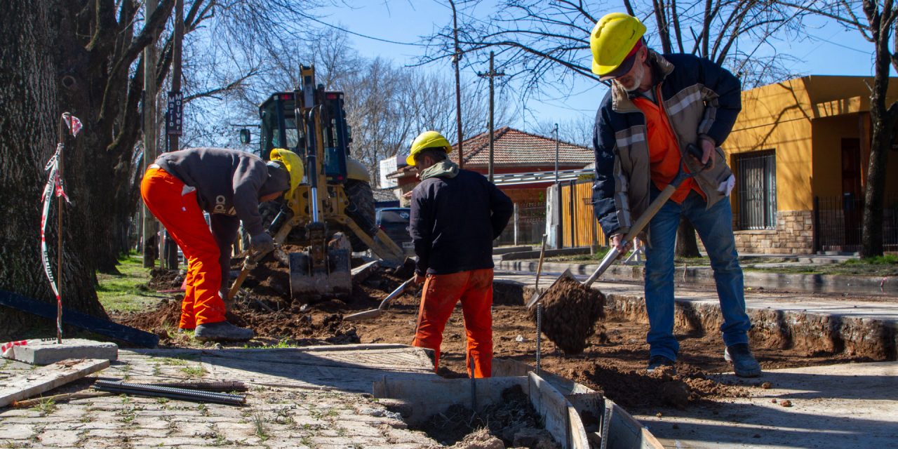 CONTINÚAN LAS OBRAS DE MEJORA DE LA RED VIAL EN BERAZATEGUI