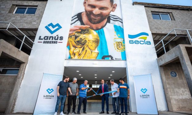 SE INAUGURO EN LANUS EL ESTADIO LIONEL MESSI