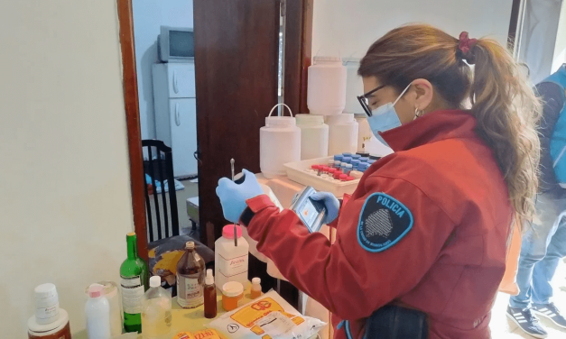 CLAUSURAN UN LABORATORIO DE EXTASIS EN SARANDI