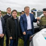 KICILLOF INAUGURO BASES POLICIALES Y ENTREGO PATRULLEROS EN ALTE. BROWN