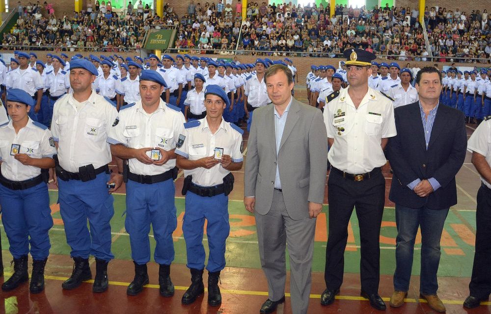 CASCALLARES PUSO EN FUNCIONES A NUEVOS POLICIAS MUNICIPALES